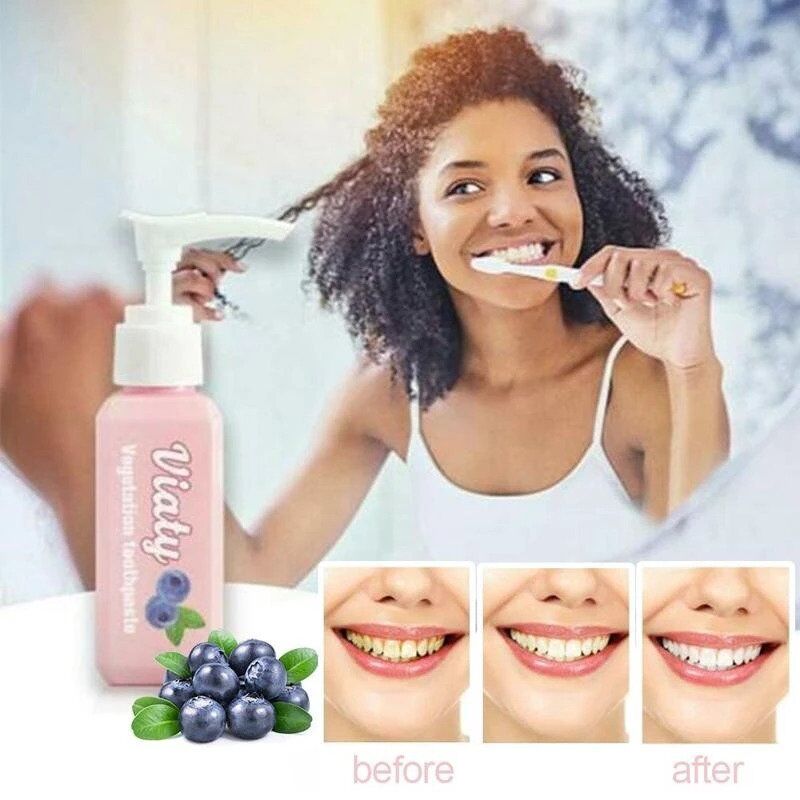 Dentifrice blanchissant naturel aux myrtilles et au bicarbonate – Image 5