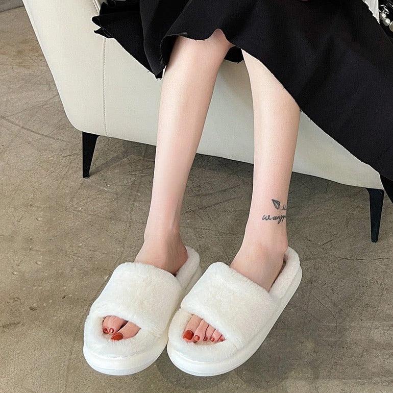 Chaussons nuageux en fausse fourrure pour femmes – Image 6