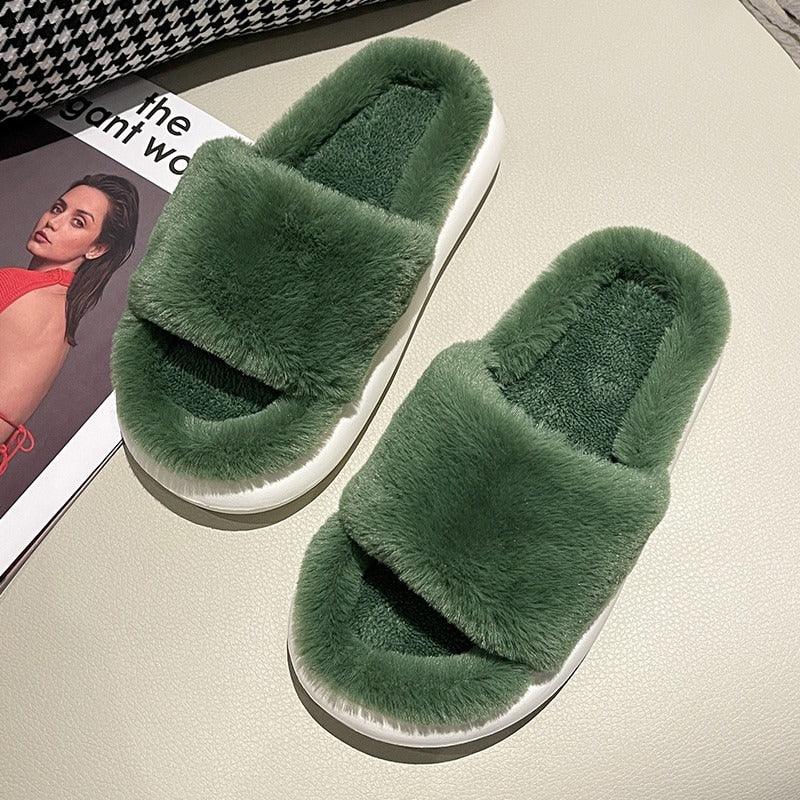 Chaussons nuageux en fausse fourrure pour femmes – Image 10