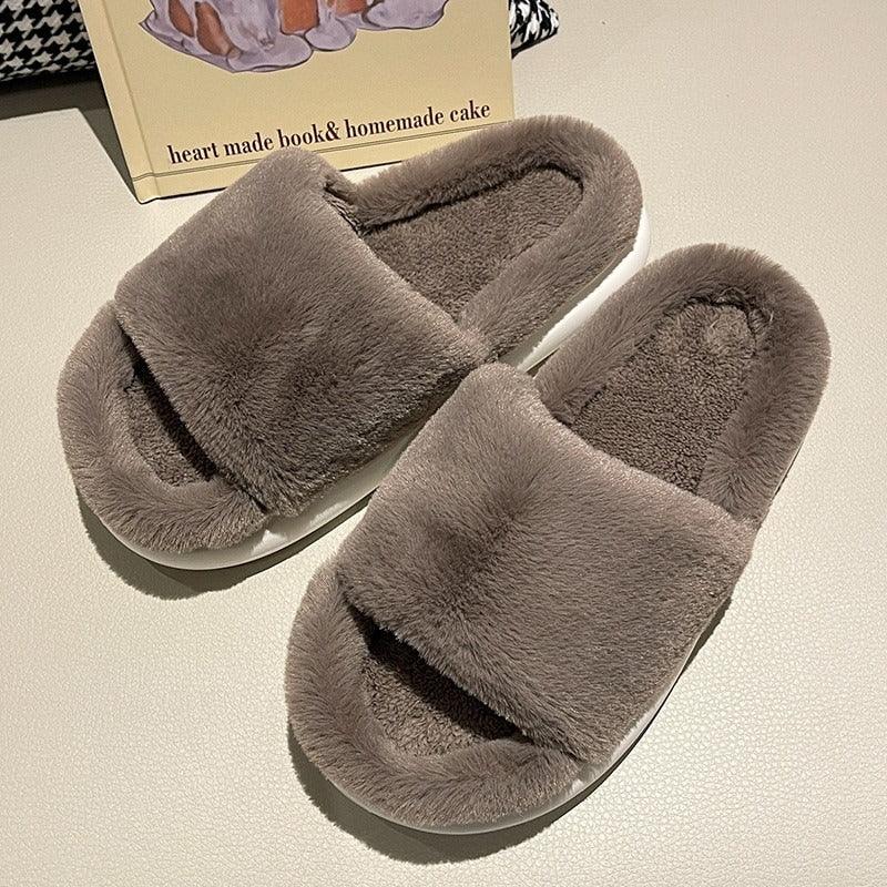 Chaussons nuageux en fausse fourrure pour femmes – Image 11