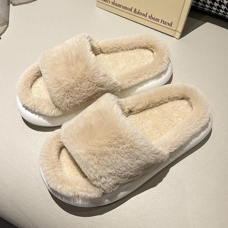 Chaussons nuageux en fausse fourrure pour femmes – Image 13