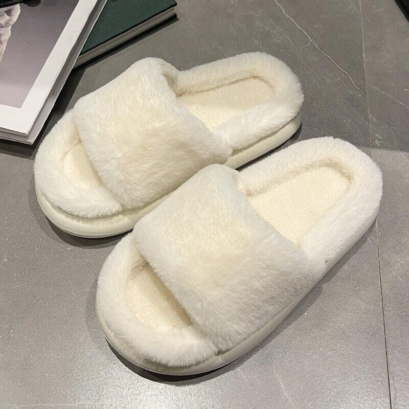 Chaussons nuageux en fausse fourrure pour femmes – Image 9