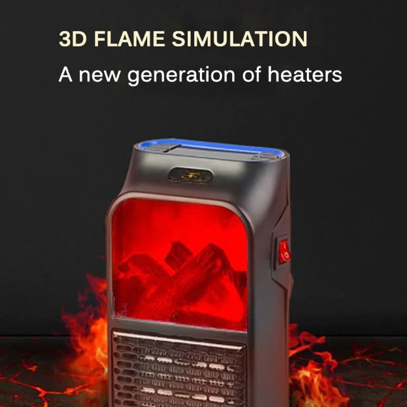 Chauffe-flamme 400W Mini Portable Électrique – Image 5