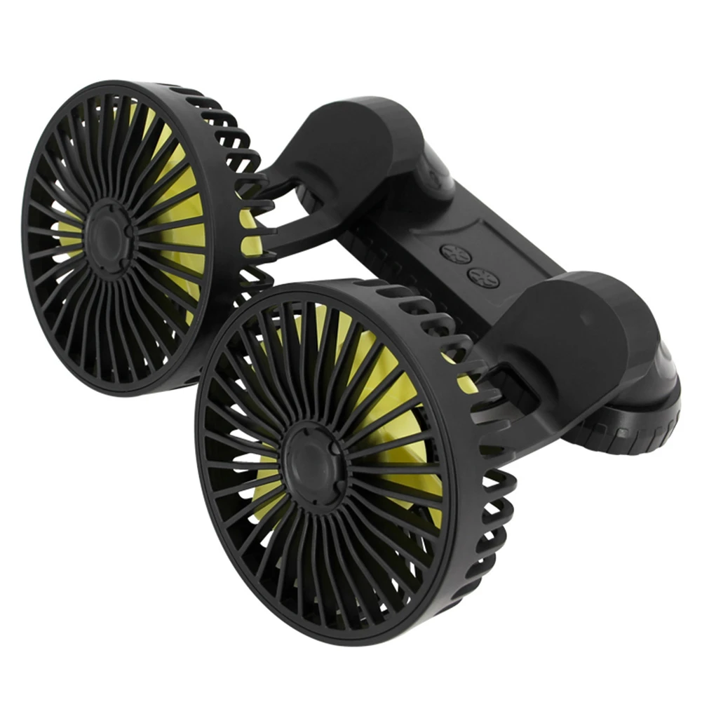 Ventilateur voiture à double tête pour tableau de bord – Image 7