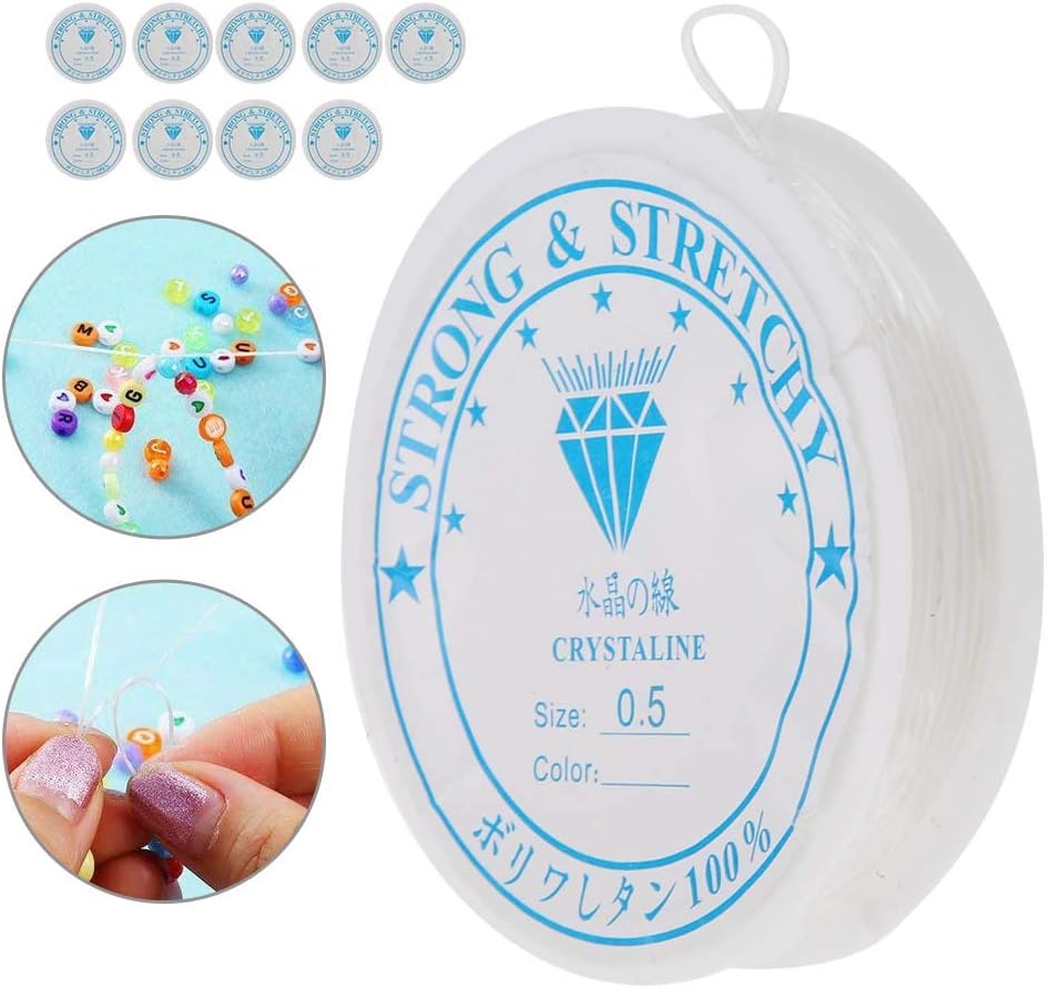 Fil élastique transparent pour bracelets – Image 9