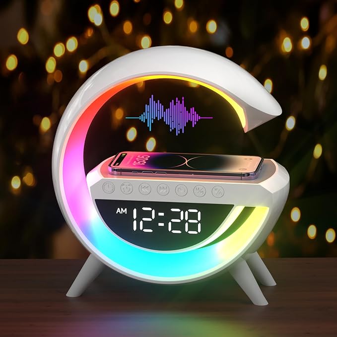 Lampe d'ambiance avec haut parleur bluetooths connectée 4 en 1 – Image 2