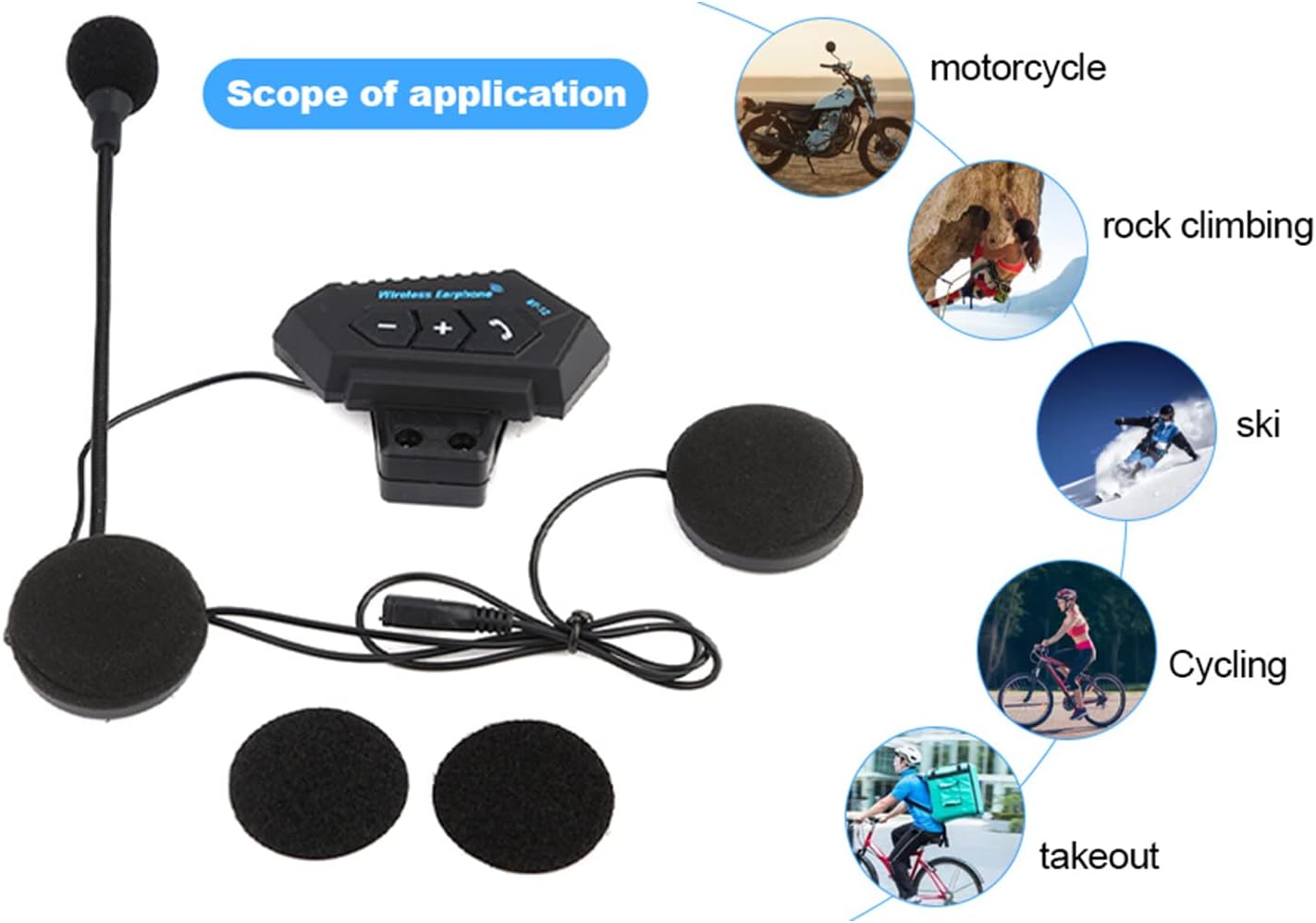 Oreillette Bluetooth pour moto – Image 5