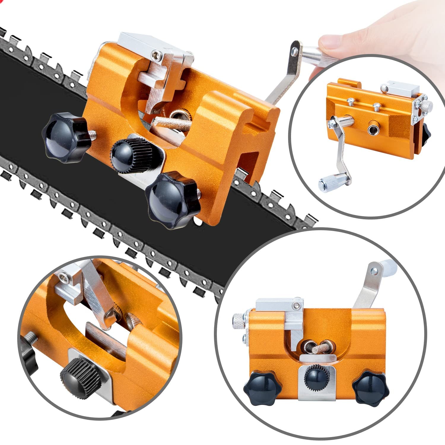 Sherum affuteur de scie à chaîne électrique ou manuelle et portable – Image 3