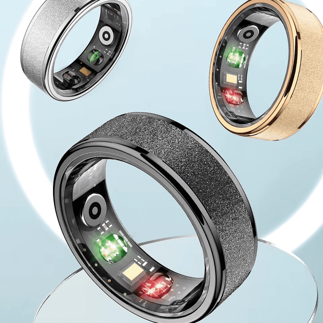 Bague Connectée avec Étui de Charge – Fréquence Cardiaque SpO2 Sommeil – 39J Autonomie – IP68 – Image 3