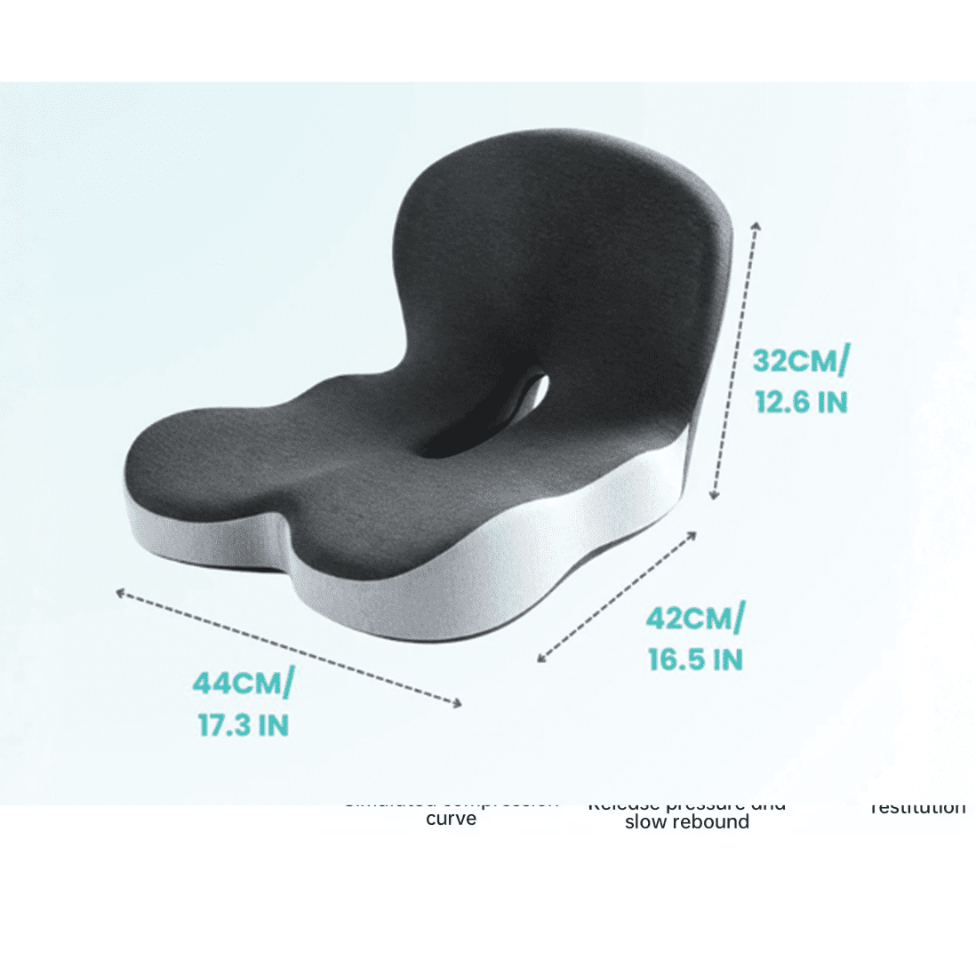 Ergopad Coussin de siège à mémoire de forme de voiture respirant – Image 2