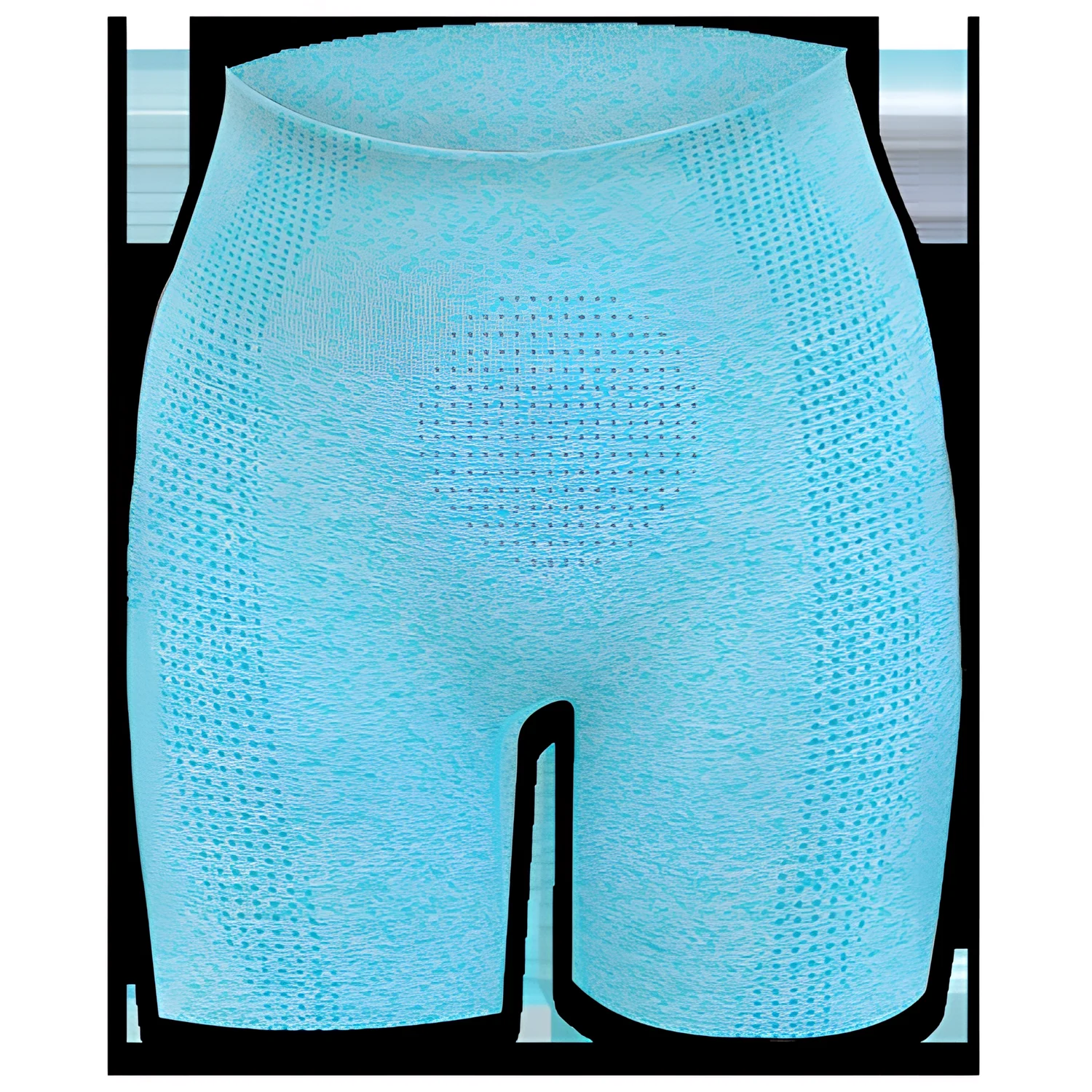 Short Gainant Femme SHAPERMOV Ionique à la Tourmaline Taille Haute, Ventre Plat, Anti-Cellulite, Sculptant et Respirant - Bleu, S ( 36 kg-50 kg )