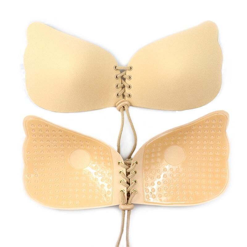 Soutien-gorge adhésif invisible avec lacet – Image 4