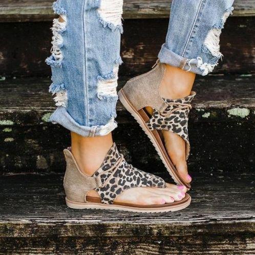 Sandale leopard femme - imprimé animalier – Image 3