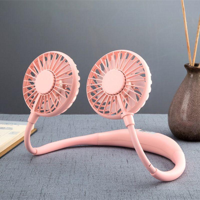 Ventilateur de cou portable à suspension 3 vitesses silencieux - katindi – Image 3