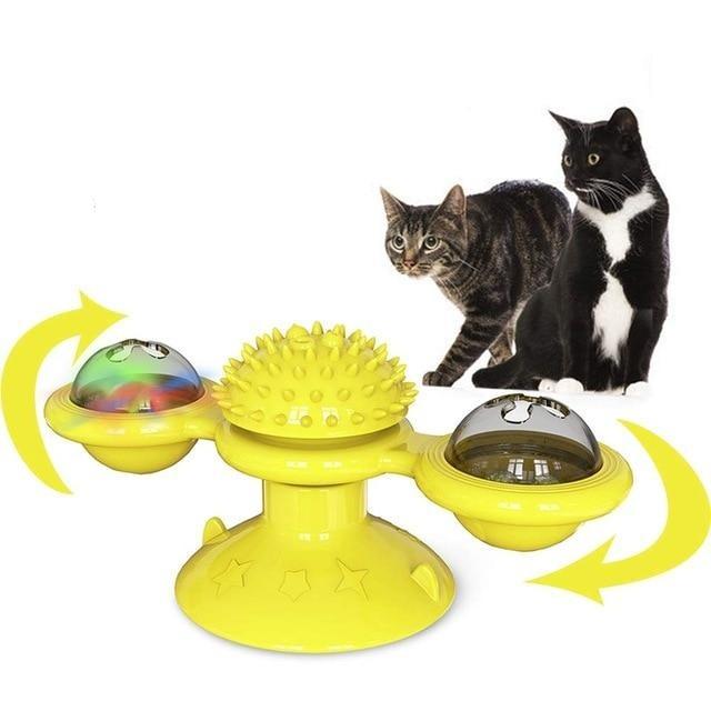 Jouet tourbillonnant et éducatif pour chat - élu produit innovant 2020 spin cat – Image 5