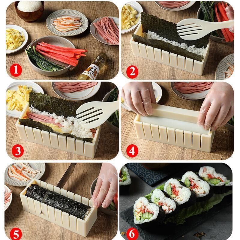 Moules à sushi - 10 pièces – Image 3
