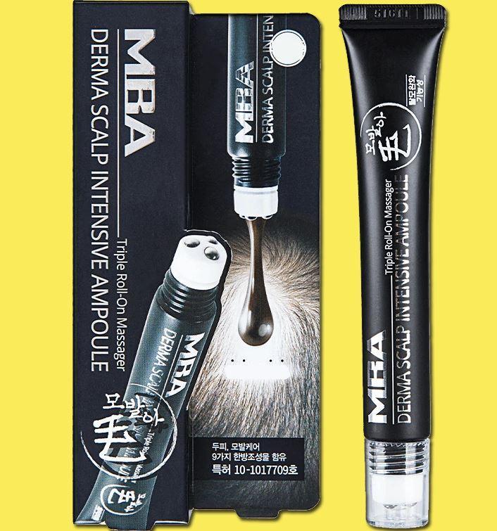 Sérum de repousse des cheveux en roll-on