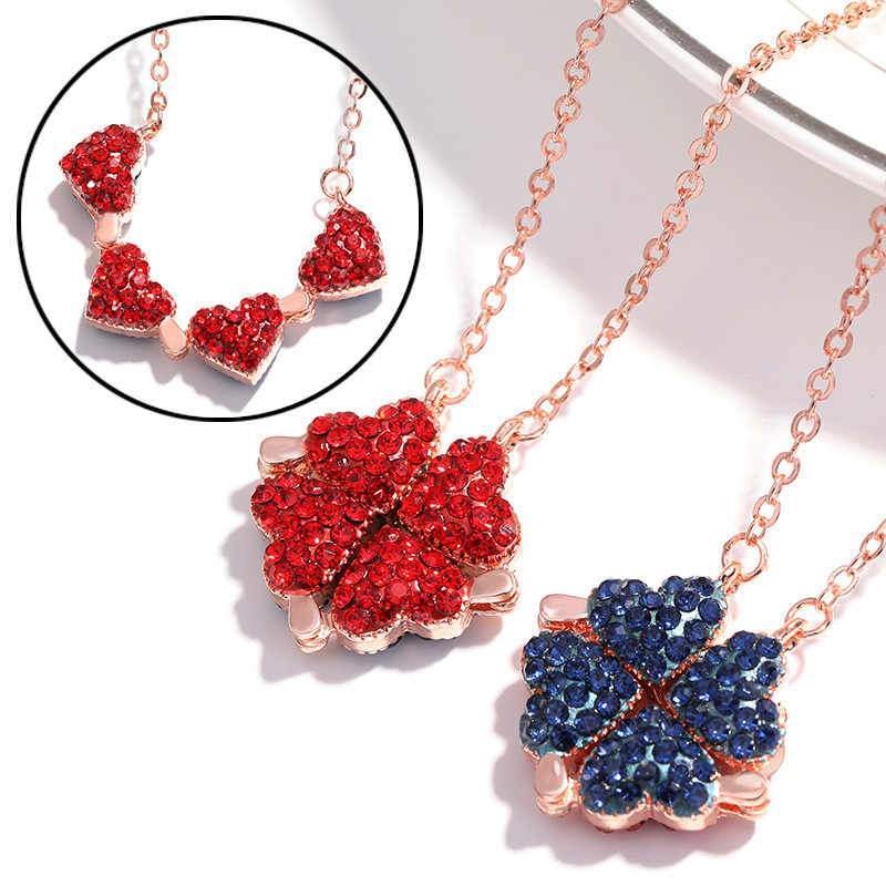 Collier à 4 coeurs + écrin – Image 4