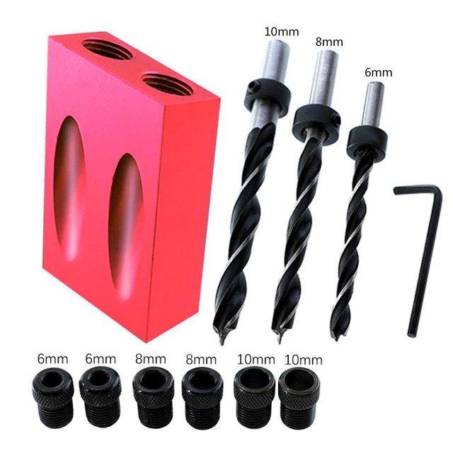 Kit de perçage d'angle à 15 degrés