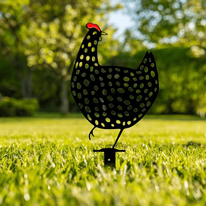 Poules décoratives de jardin – Image 2