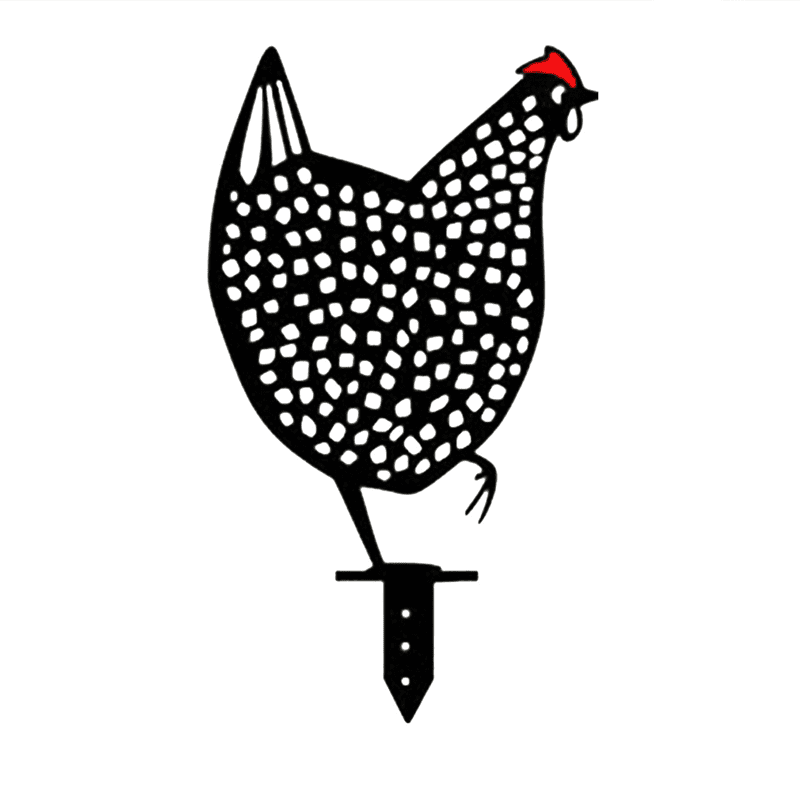 Poules décoratives de jardin – Image 8