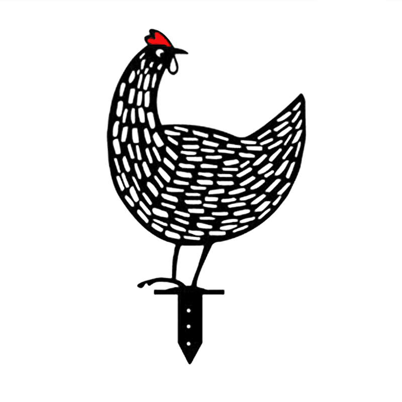 Poules décoratives de jardin – Image 9