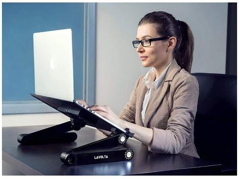 Support ordinateur portable pliable et léger – Image 3