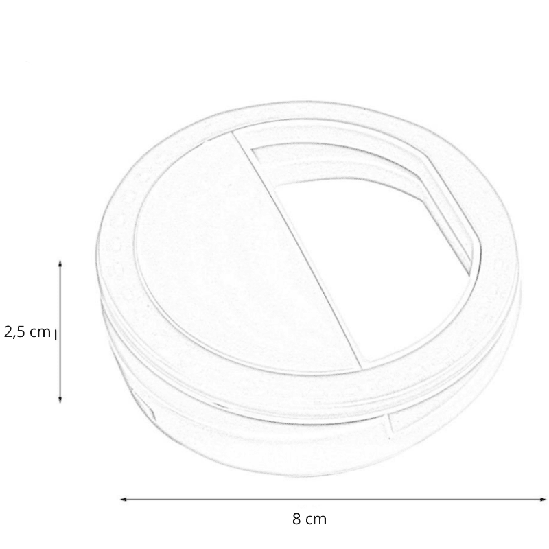 Anneau éclairant led pour des selfies parfait – Image 5