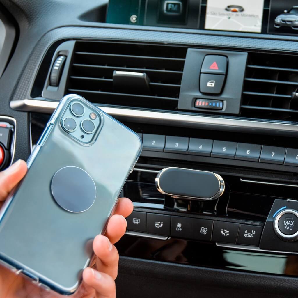 Support Téléphone Voiture Magnétique – 360° Rotatif, Compact, Universel, Installation Facile, Tableau de Bord – Image 5