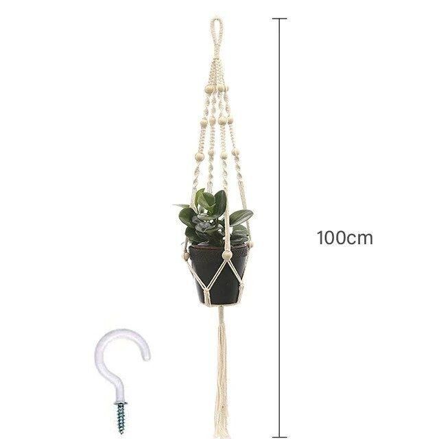 Suspension pour plantes en macramé – Image 6