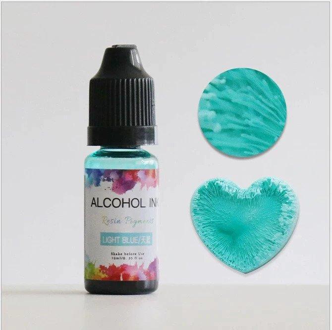 Kit de pigments en résine époxy, 24 couleurs encre d'art colorant pour la fabrication de bijoux et moule – Image 3
