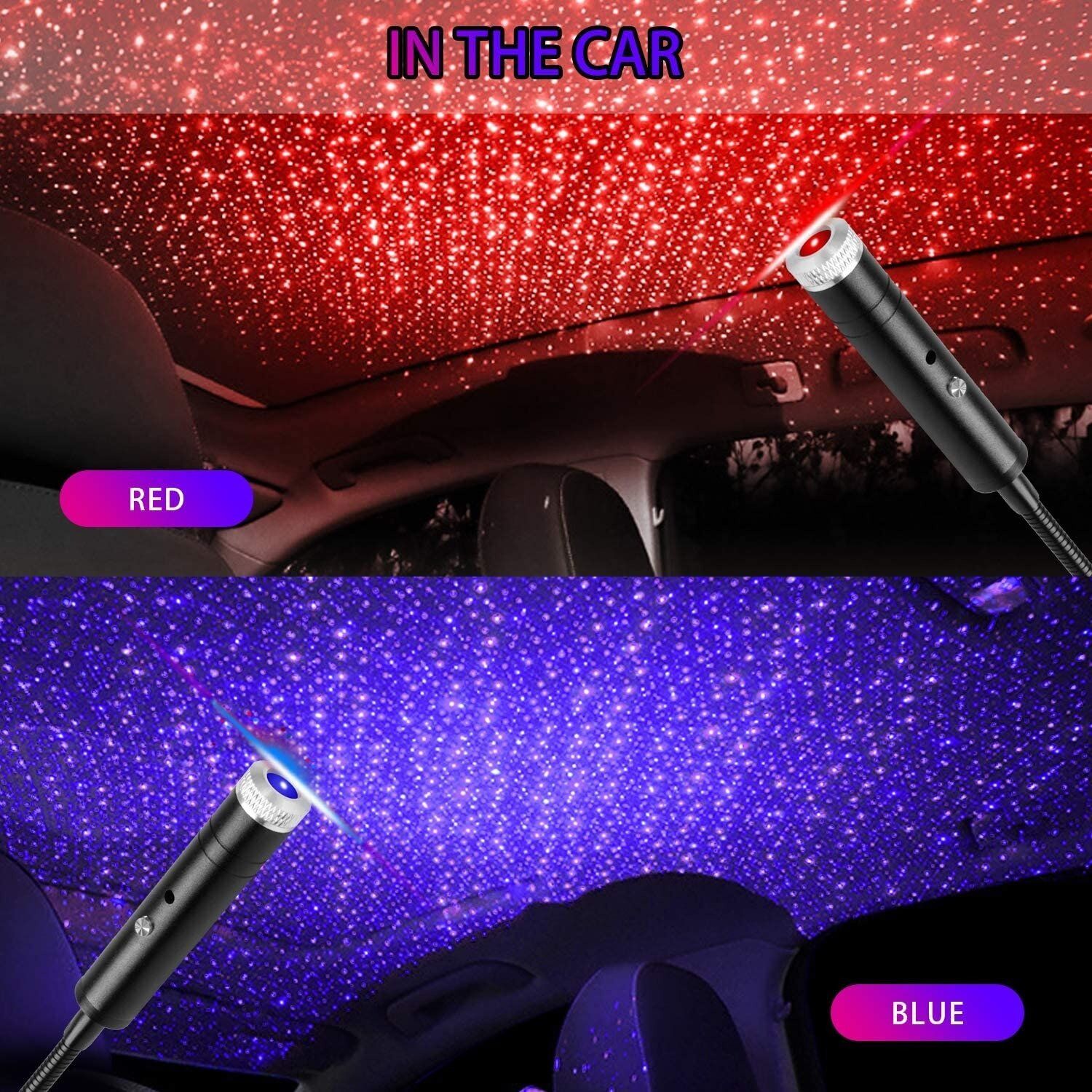 Lampe décorative usb ciel étoilé pour voiture et maison – Image 8