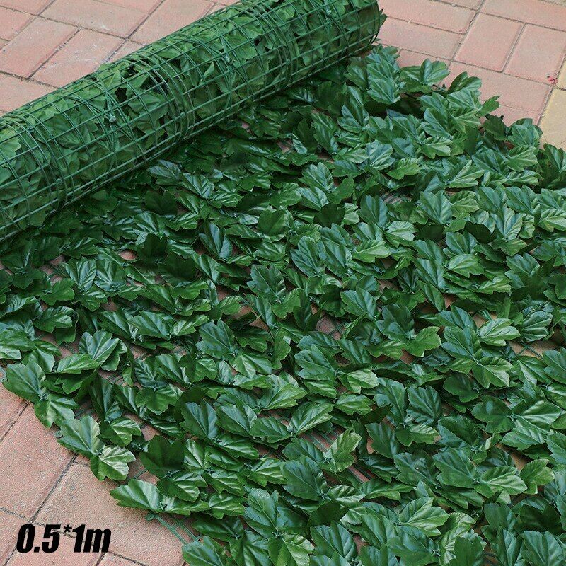 Clôture de jardin feuille verte artificielle – Image 13