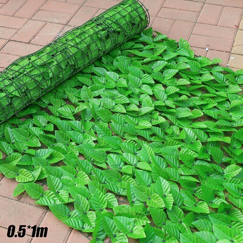 Clôture de jardin feuille verte artificielle – Image 11