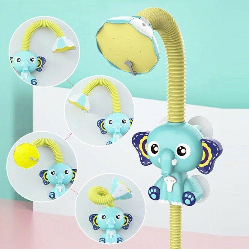 Jouet de bain éléphant mignon à jet d'eau électrique pour bébé - sprynkler – Image 2