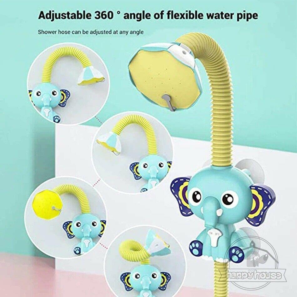 Jouet de bain éléphant mignon à jet d'eau électrique pour bébé - sprynkler – Image 9