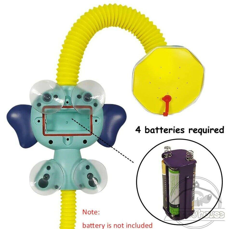 Jouet de bain éléphant mignon à jet d'eau électrique pour bébé - sprynkler – Image 5