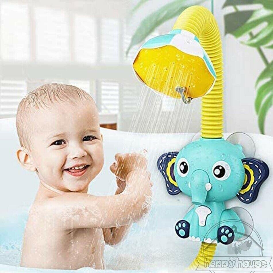 Jouet de bain éléphant mignon à jet d'eau électrique pour bébé - sprynkler – Image 8