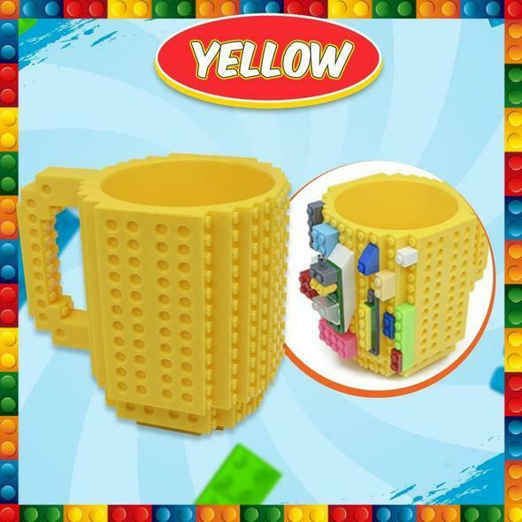 Mug tasse à café 350ml avec briques lego à assembler – Image 12