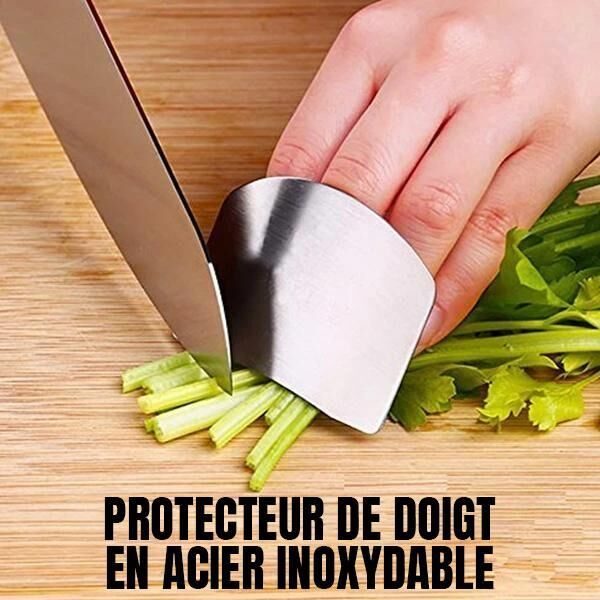 Protecteur de doigt en acier inoxydable – Image 2