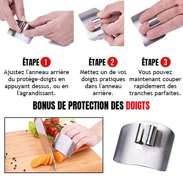 Protecteur de doigt en acier inoxydable – Image 6