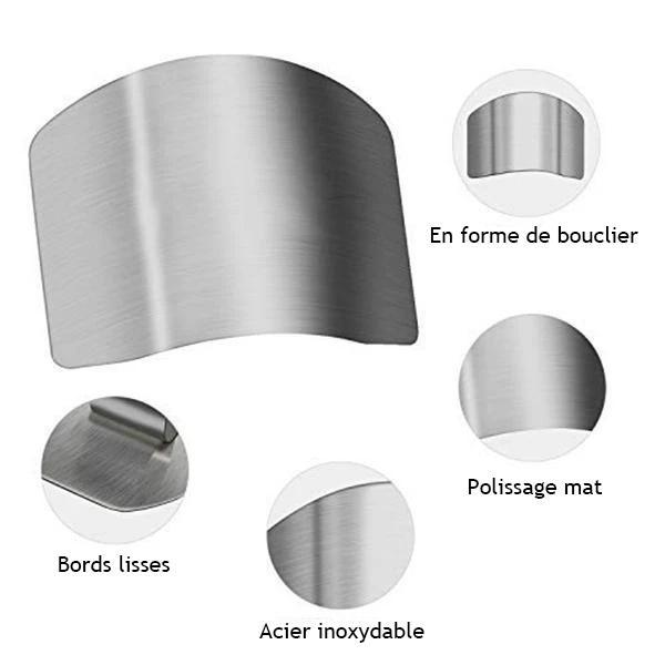 Protecteur de doigt en acier inoxydable – Image 7