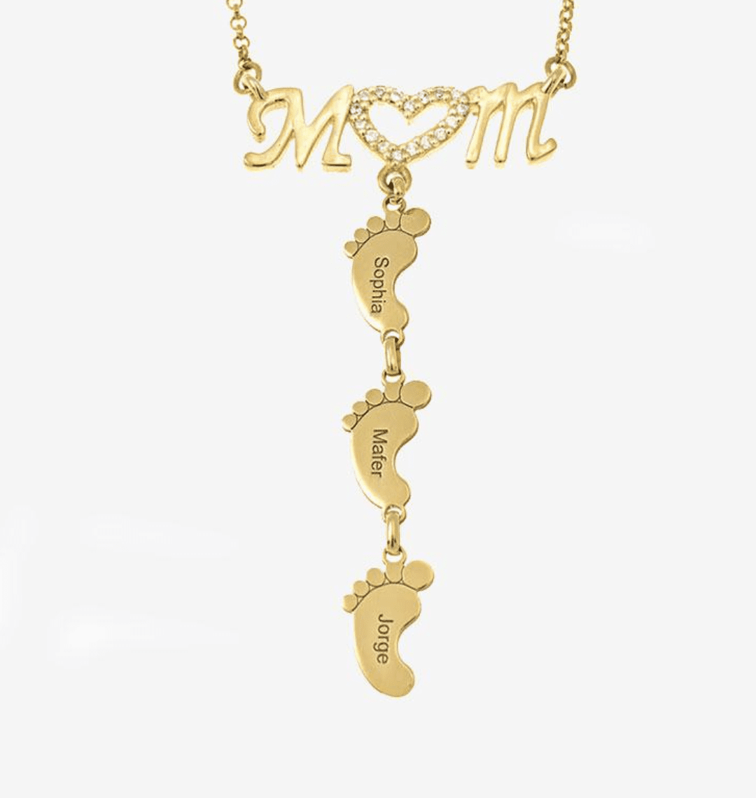 Collier pour la fête des mères avec Pendentif en Acier Inoxydable
