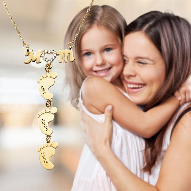 Collier pour la fête des mères avec Pendentif en Acier Inoxydable – Image 6