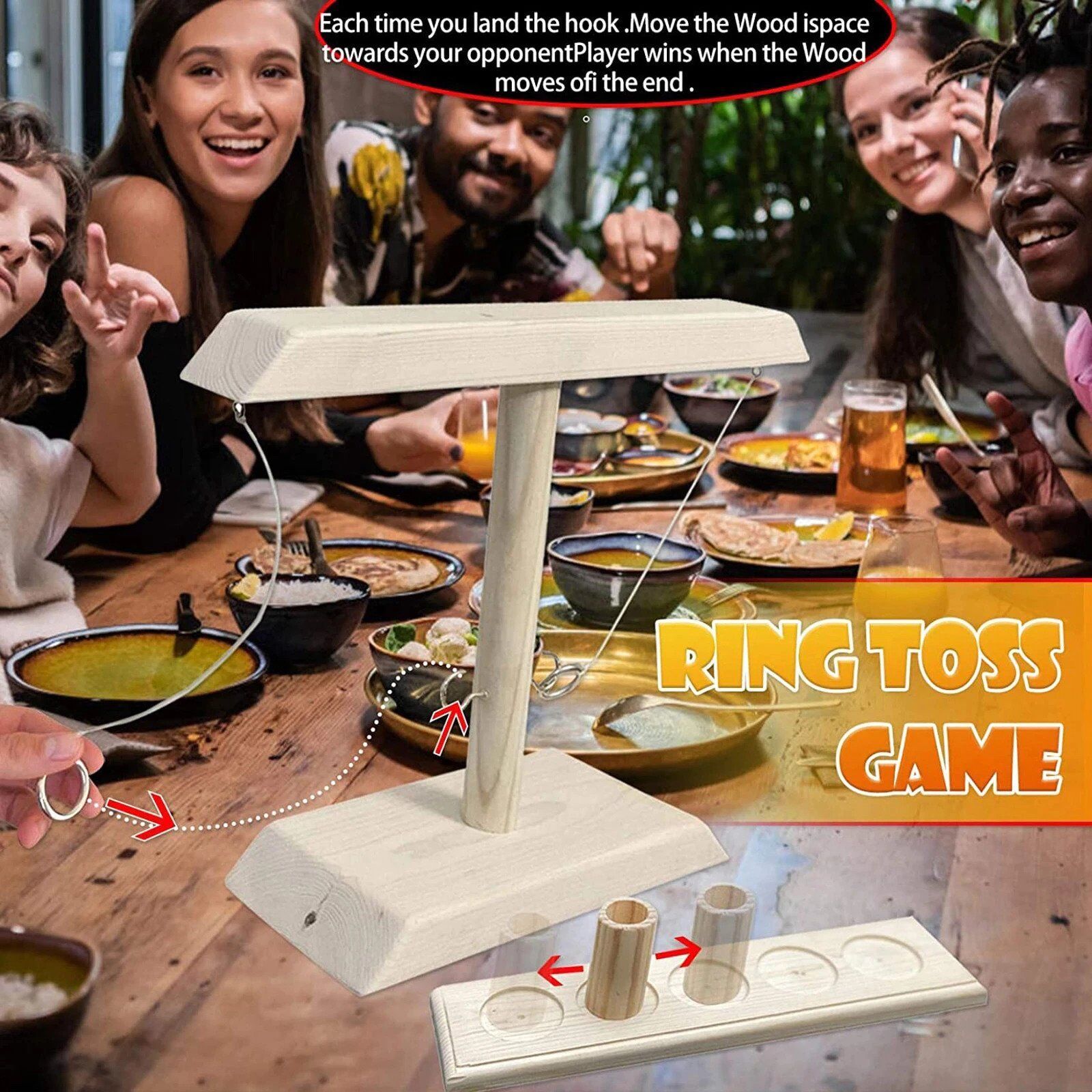 Jeu de société en bois – Image 3