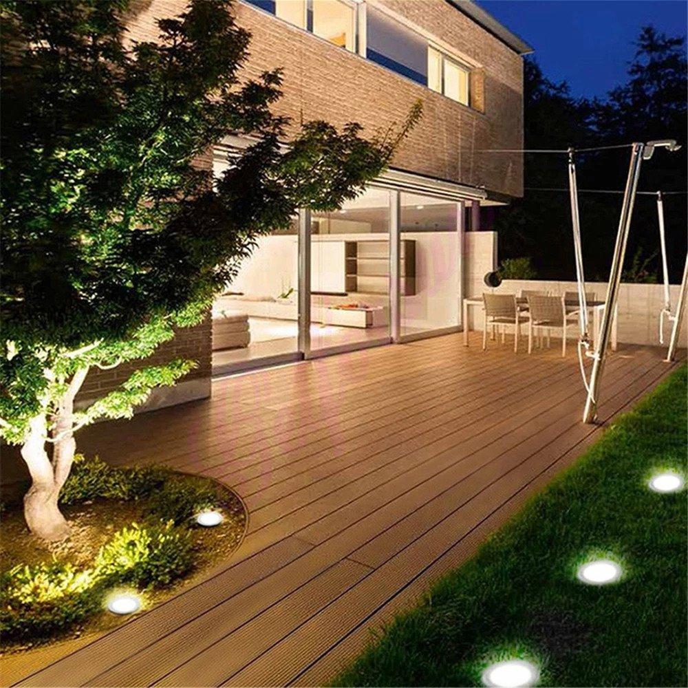 Spot lumineux solaire à 8 led imperméable et intelligent – Image 2