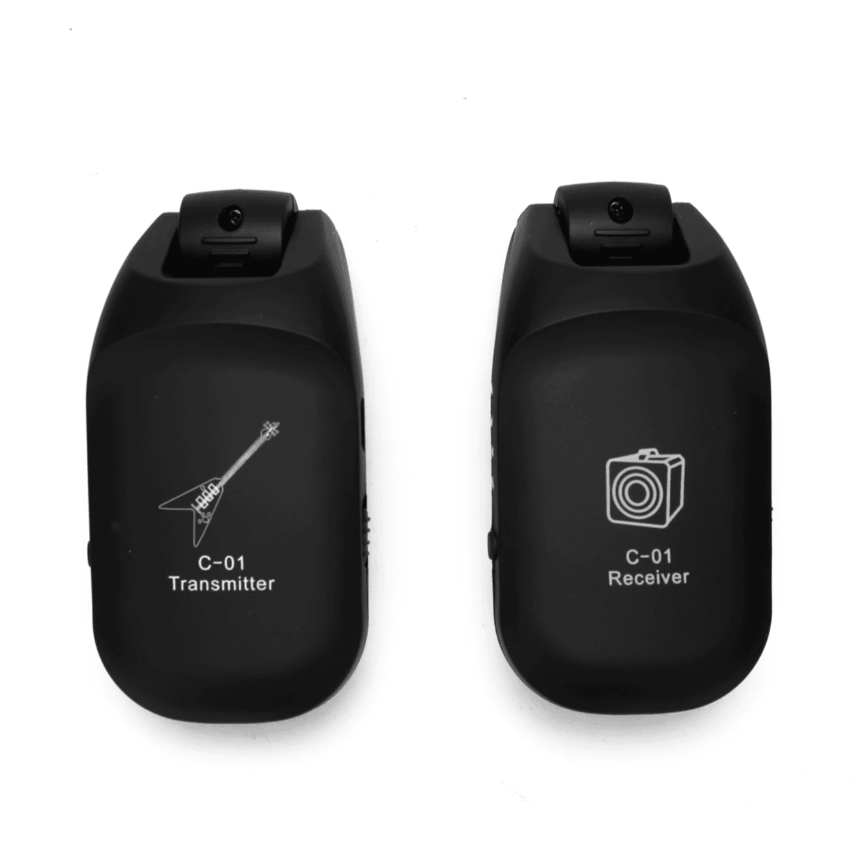 Système sans fil pivotant cfg c-01 pour guitare électrique