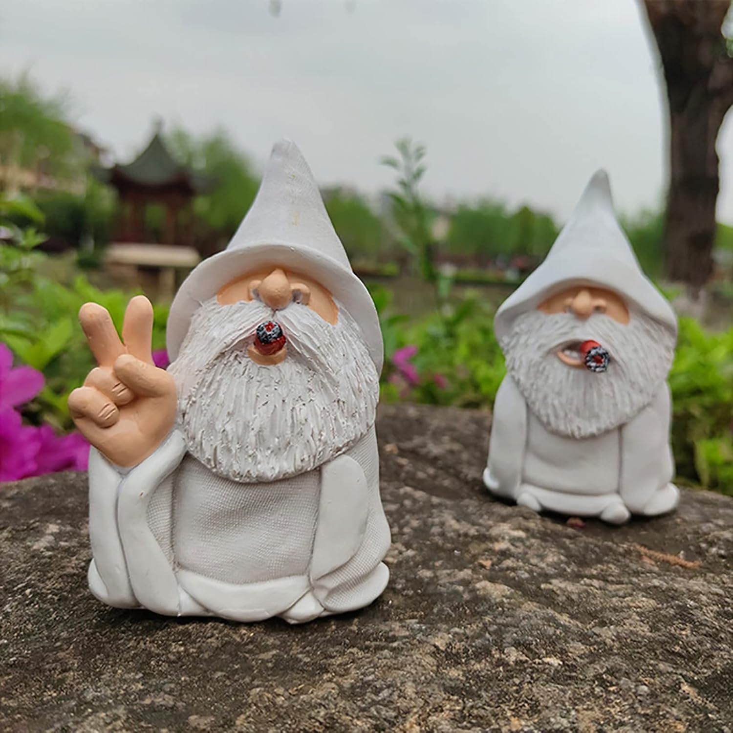 Figurines de gnomes nains 3d en résine – Image 2