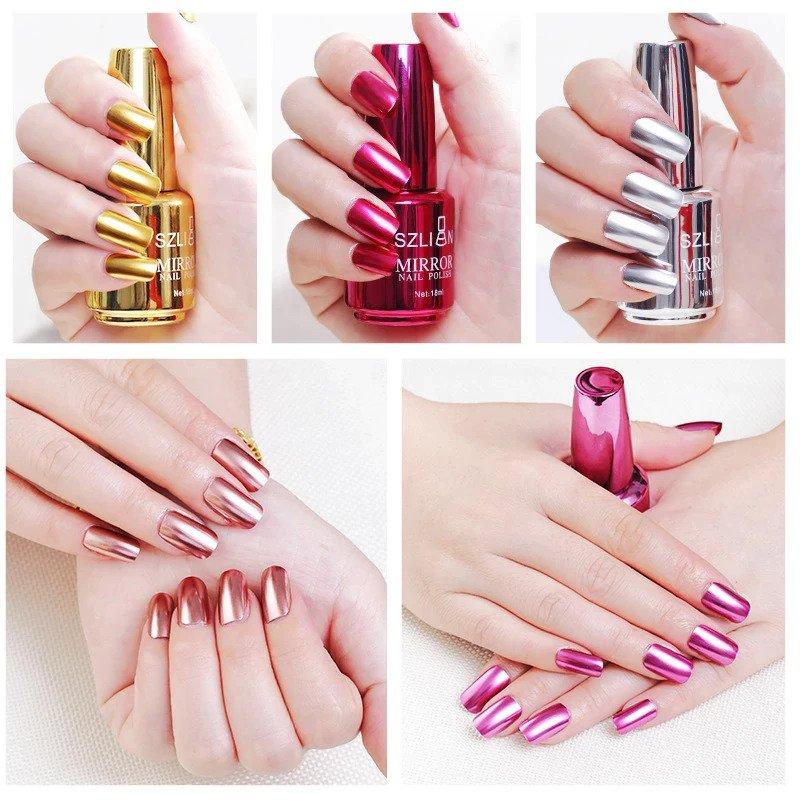 Vernis à ongles miroir métallique – Image 22