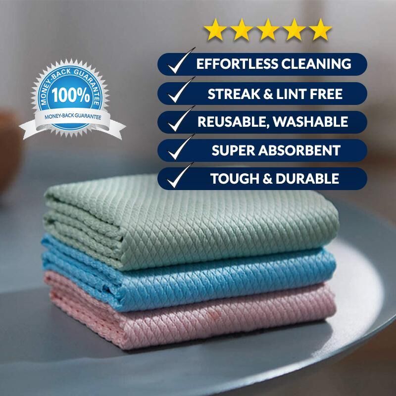 Chiffons de nettoyage miracle sans traces - nanoscale – Image 2